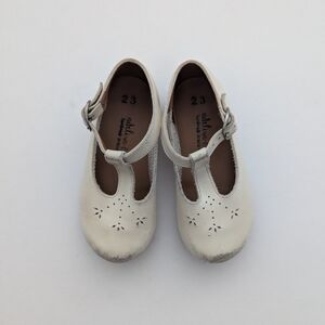 Adelisa Cream Leather T-Bars Size 23 (7)